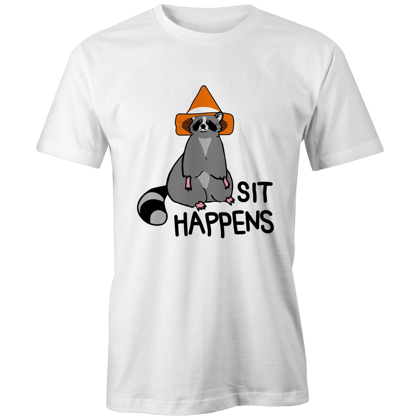 Sit Happens - White Classic Tee