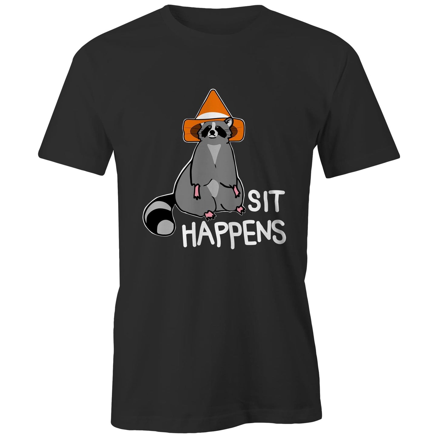 Sit Happens - Black Classic Tee