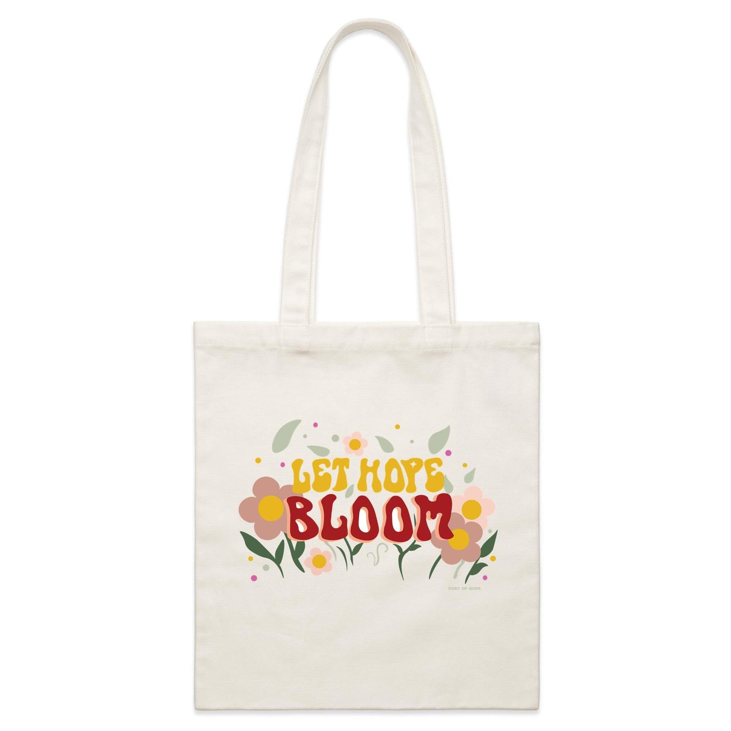 Let Hope Bloom Parcel Tote